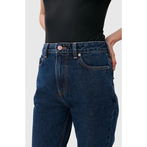 GANNI Womens Dark Wash Bootcut Denim Jeans Size 32 x 34 NEW NWT - Picture 2 of 6